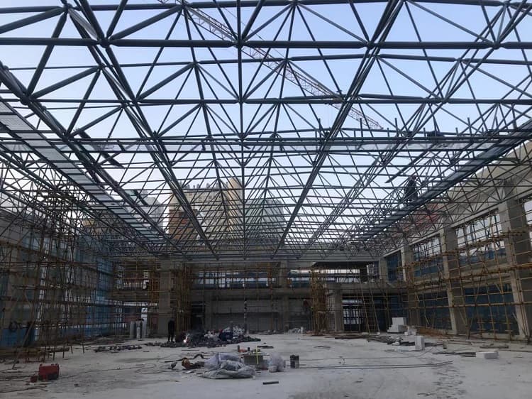 石河子第一附属小学体育馆网架